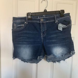 Denim shorts